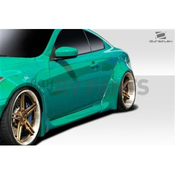 Extreme Dimensions Fender Flare - Black Fiberglass Reinforced Plastic Matte Set Of 4 - 113531