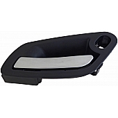 Help! By Dorman Interior Door Handle - Plastic Black Housing With Silver Lever Single - 90152