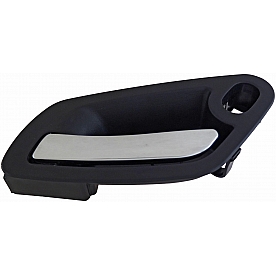 Help! By Dorman Interior Door Handle - Plastic Black Housing With Silver Lever Single - 90152