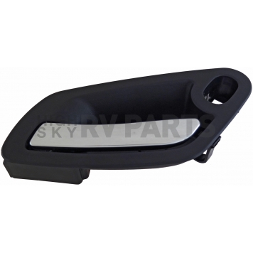 Help! By Dorman Interior Door Handle - Plastic Black Housing With Silver Lever Single - 90152