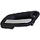 Help! By Dorman Interior Door Handle - Plastic Black Housing With Silver Lever Single - 90152