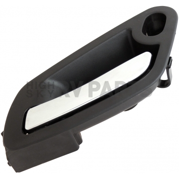 Help! By Dorman Interior Door Handle - Plastic Black Housing With Silver Lever Single - 90152-2