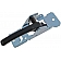 Help! By Dorman Interior Door Handle - Lever Plastic Black Single - 90163