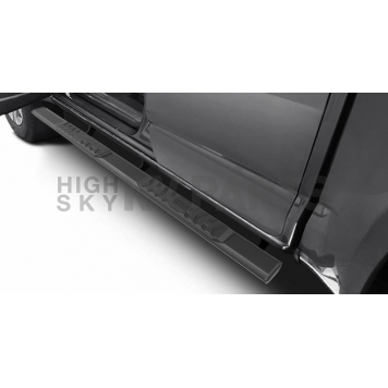 Black Horse Offroad Running Board Aluminum Stationary Black - E0485-8