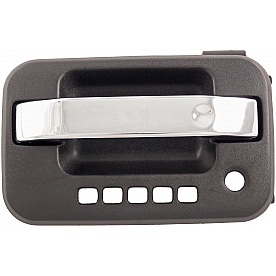 Help! By Dorman Exterior Door Handle - Plastic Black Single - 90533