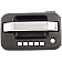Help! By Dorman Exterior Door Handle - Plastic Black Single - 90533