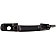 Help! By Dorman Exterior Door Handle - Plastic Black Single - 90737