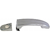Help! By Dorman Exterior Door Handle - Plastic Silver Single - 90740