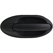 Help! By Dorman Exterior Door Handle - Plastic Black Single - 90657