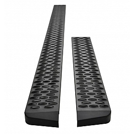 Westin Automotive Running Board Black Textured Powder Coated Steel Stationary - 2780005