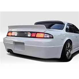 Extreme Dimensions Spoiler - Trunk Wing Primered Fiberglass Black - 112369