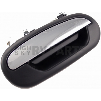 Help! By Dorman Exterior Door Handle - Plastic Silver Lever And Black Housing Single - 90669-2