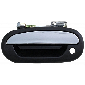 Help! By Dorman Exterior Door Handle - Plastic Silver Lever And Black Housing Single - 90670