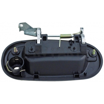 Help! By Dorman Exterior Door Handle - Plastic Silver Lever And Black Housing Single - 90670-1