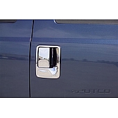 Putco Exterior Door Handle Cover - Silver ABS Plastic Chrome Plated - 401014