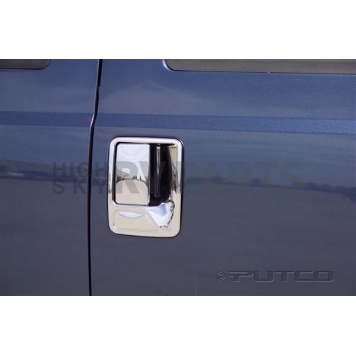 Putco Exterior Door Handle Cover - Silver ABS Plastic Chrome Plated - 401014