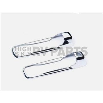Putco Exterior Door Handle Cover - Silver ABS Plastic Chrome Plated - 400506B