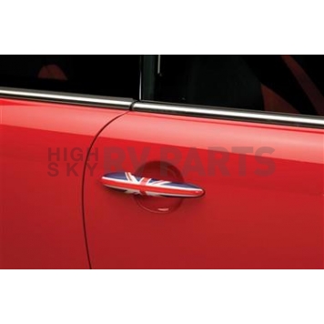 Putco Exterior Door Handle Cover - Red/ White/ Blue ABS Plastic Matte - 400525