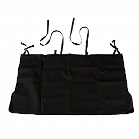 Rugged Ridge Duster Deck Cover - Covers Rear Seats When Folded Down Vinyl Black - 1355005