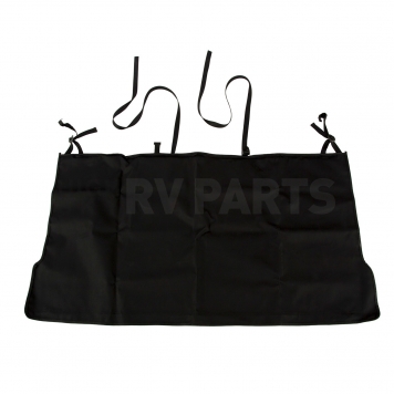 Rugged Ridge Duster Deck Cover - Covers Rear Seats When Folded Down Vinyl Black - 1355005