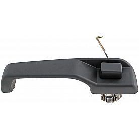 Help! By Dorman Exterior Door Handle - Plastic Black Single - 83212