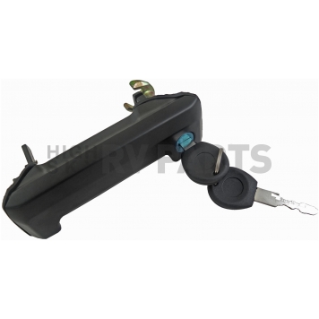 Help! By Dorman Exterior Door Handle - Metal Black Single - 94547-2