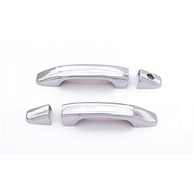 Auto Ventshade (AVS) Exterior Door Handle Cover - Silver ABS Plastic Lever Only - 685414