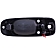 Help! By Dorman Exterior Door Handle - Plastic Black Single - 83222