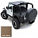 Smittybilt Duster Deck Cover - Covers Rear Cargo Area Vinyl Denim Spice - 721017