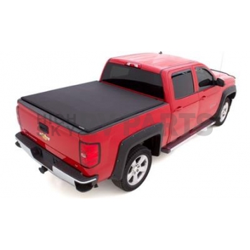Lund International Tonneau Cover Soft Folding Black Matte Canvas/ Twill Weaved Fabric - 958293