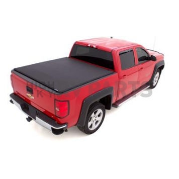 Lund International Tonneau Cover Soft Folding Black Matte Canvas/ Twill Weaved Fabric - 958294