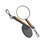 CIPA USA Exterior Mirror Round  Black Set Of 2 - 01908
