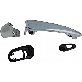 Help! By Dorman Exterior Door Handle - Plastic Silver Single - 95134