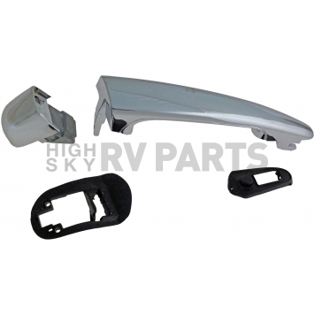 Help! By Dorman Exterior Door Handle - Plastic Silver Single - 95134