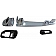Help! By Dorman Exterior Door Handle - Plastic Silver Single - 95134