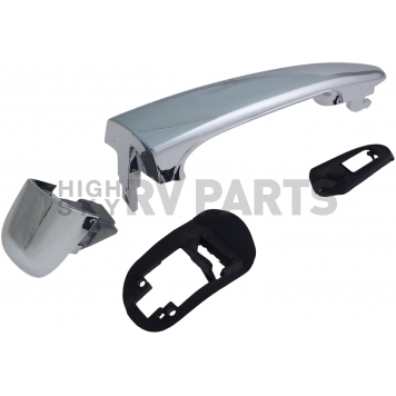 Help! By Dorman Exterior Door Handle - Plastic Silver Single - 95134-2
