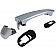 Help! By Dorman Exterior Door Handle - Plastic Silver Single - 95134