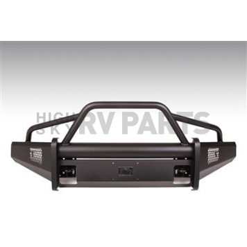 Fab Fours Bumper Premium 1-Piece Design Steel Black - FF15R32521