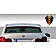 Extreme Dimensions Spoiler - Roof Mount Wing Matte Fiberglass Black - 108981