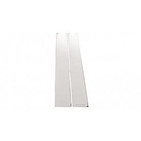 Putco Body Pillar Cover - Polished Stainless Steel White Set of 4 - 402523