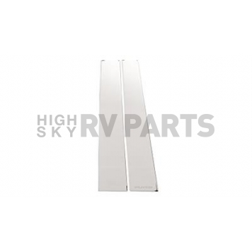 Putco Body Pillar Cover - Polished Stainless Steel White Set of 4 - 402523