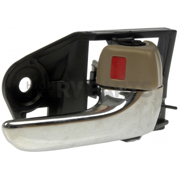 Help! By Dorman Interior Door Handle - Plastic Silver Lever And Beige Knob Single - 81241-2