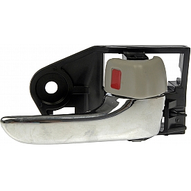 Help! By Dorman Interior Door Handle - Plastic Black Housing With Silver Lever And Light Gray Knob Single - 81242