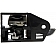 Help! By Dorman Interior Door Handle - Plastic Black Housing With Silver Lever And Light Gray Knob Single - 81242