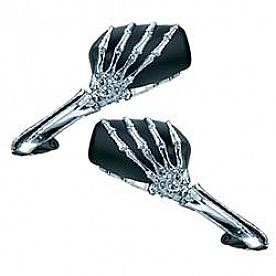 CIPA USA Exterior Mirror   Black Head With Silver Hand Set Of 2 - 01917