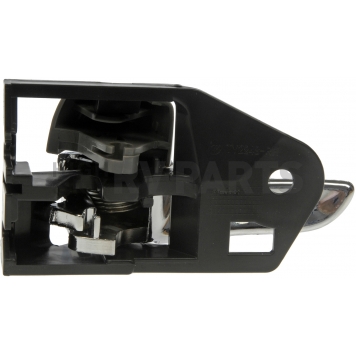 Help! By Dorman Interior Door Handle - Plastic Black Housing With Silver Lever And Gray Knob Single - 81243-1