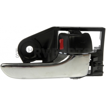 Help! By Dorman Interior Door Handle - Plastic Black Housing With Silver Lever And Black Knob Single - 81244