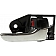 Help! By Dorman Interior Door Handle - Plastic Black Housing With Silver Lever And Black Knob Single - 81244