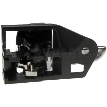 Help! By Dorman Interior Door Handle - Plastic Black Housing With Silver Lever And Black Knob Single - 81244-1