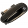 Help! By Dorman Exterior Door Handle - Plastic Black Single - 80830